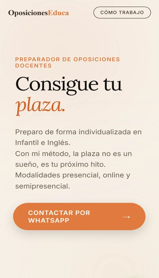Oposiciones Educa en móvil